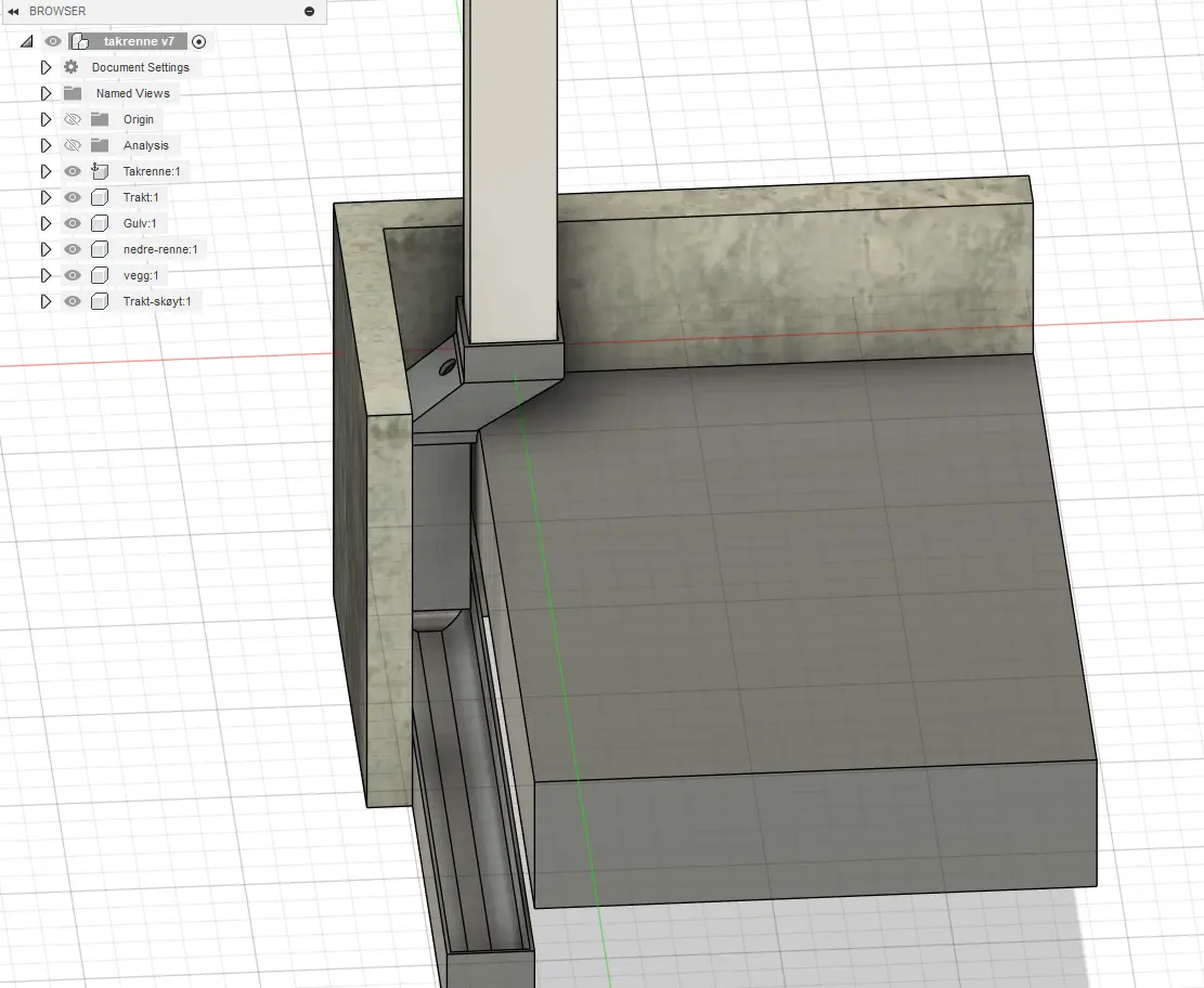 Nedløp for takrenne